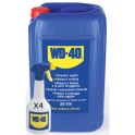 Dégrippant lubrifiant - Bidon 25L WD40 + 4 Pulvérisateurs