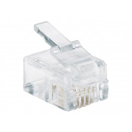 Connecteur modulaire 6P4C pour câble téléphonique