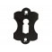 Trou de clés verticale lisse en acier pour meubles avec trou pour serrure à entrée de clé L