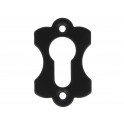 Trou de clé verticale lise en acier pour meubles avec trou pour serrureà cylindre profile