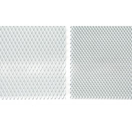 Tôle perforée carrée avec un épaisseur de 0,5 mm et une trane de 6 x 3 mm