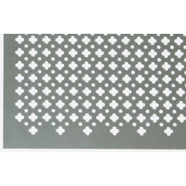 Tôle plate decorée en aluminium avec un épaisseur de 0,5 mm