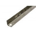 Profil U en aluminium de 22 x 22 x 1,5 mm