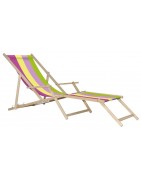 Bains de soleil, fauteuils, transats et hamacs