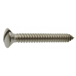 DIN 7973 - ISO 1483 - Vis à Tôle à Tête Fraisée Bombée Fendue