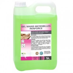 Savon main gel microbille renforcée - Préserve l'épiderne - 5 Litres