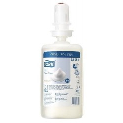 Recharge de Savon Mousse Doux 1L pour Distributeur TORK 52 05 01