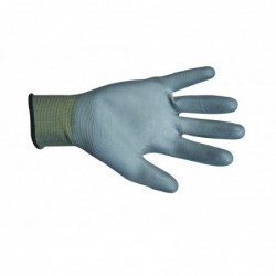 Gant polyuréthane (PU). Support polyester sans couture.