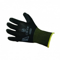 Gant latex. Support polyamide sans couture. Dos aéré