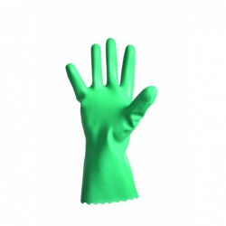 Gant nitrile 300 mm. Support polyester coton cousu.
