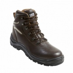 Chaussure de protection haute. Cuir fleur souple. S3 SRC.