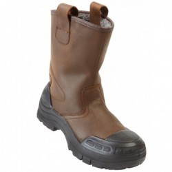 Botte cuir Nubuck fourrée