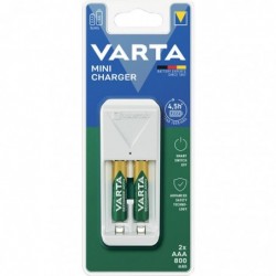 Mini Chargeur 2x AAA 800 mAh 56703 - VARTA