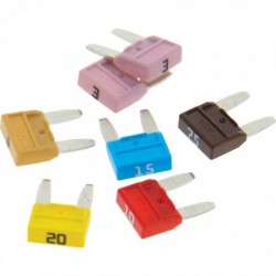 6 mini-fusibles assortis 3 à 20A - XL TECH