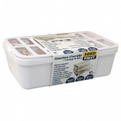 Absorbeur d’humidité large Seko First - 40 m² - Absorbeur + recharge 800 g