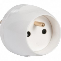 Adaptateur 2P+T- 1 fiche 16A sur socle 20A - Legrand