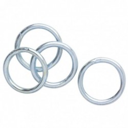 Anneau soudé Chapuis - Dimensions 4 x 30 mm - Vendu par 4