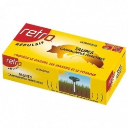 Appareil ultrasons taupes Retro - Solaire