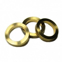 Bague laiton pour fiche Strauss Vonderweidt - Diamètre extérieur 21 mm - Intérieur 16 mm - Vendu par 2