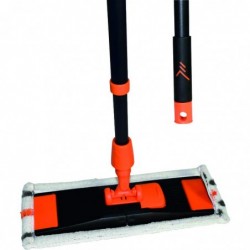 Balai avec housse et manche télescopique - Vigor - Longueur 39 cm x Largeur 14 cm