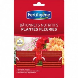 Bâtonnet nutritif plantes fleuries Fertiligène - 40 bâtonnets