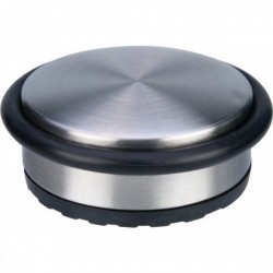 Bloque porte buttée Mottez - Nickelé mat - Diamètre 100 mm