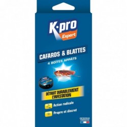 Boîte appât cafards et blattes Kpro Expert - Vendu par 4