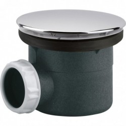 Bonde de douche à capot sortie horizontale Valentin - Diamètre 90 mm
