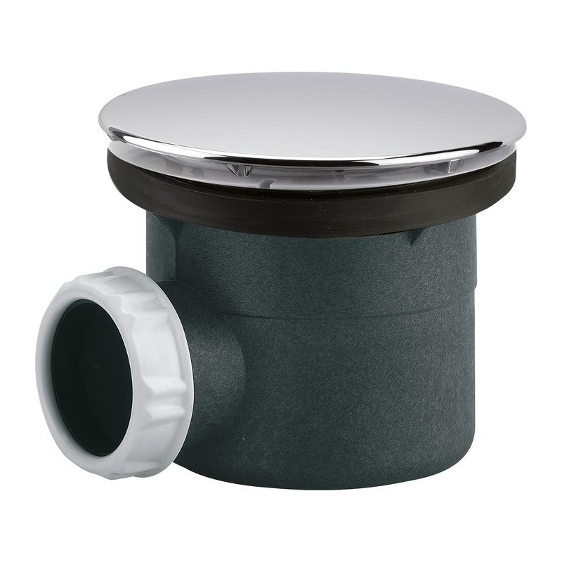 Bonde de douche à capot sortie horizontale Valentin - Diamètre 90 mm