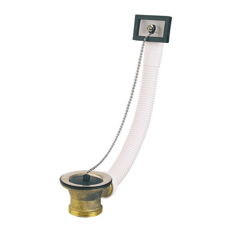 Bonde laiton avec trop plein