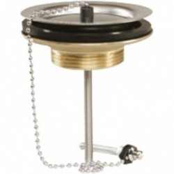 Bonde laiton pour évier grès