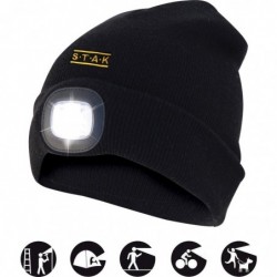 BONNET LED rechargeable noir (6/48)