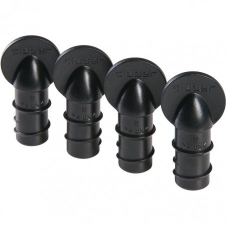 Bouchon - Tuyau Ø 13 mm - Boîte de 4 pièces - Claber