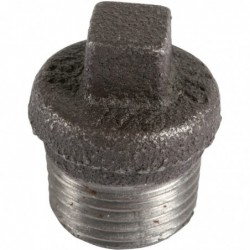 Bouchon à collerette - Fonte noire - Mâle - 290