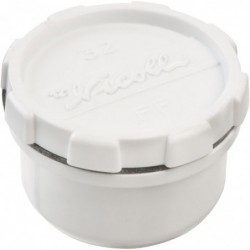 Bouchon de visite pour évacuation - PVC - Blanc