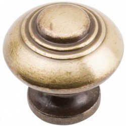 Bouton rustique laiton vieilli - Cadap