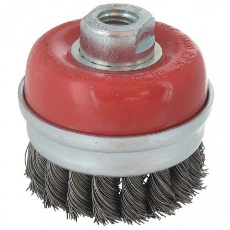 Brosse coupe - SCID - Fils inox torsadés - Diamètre 70 mm