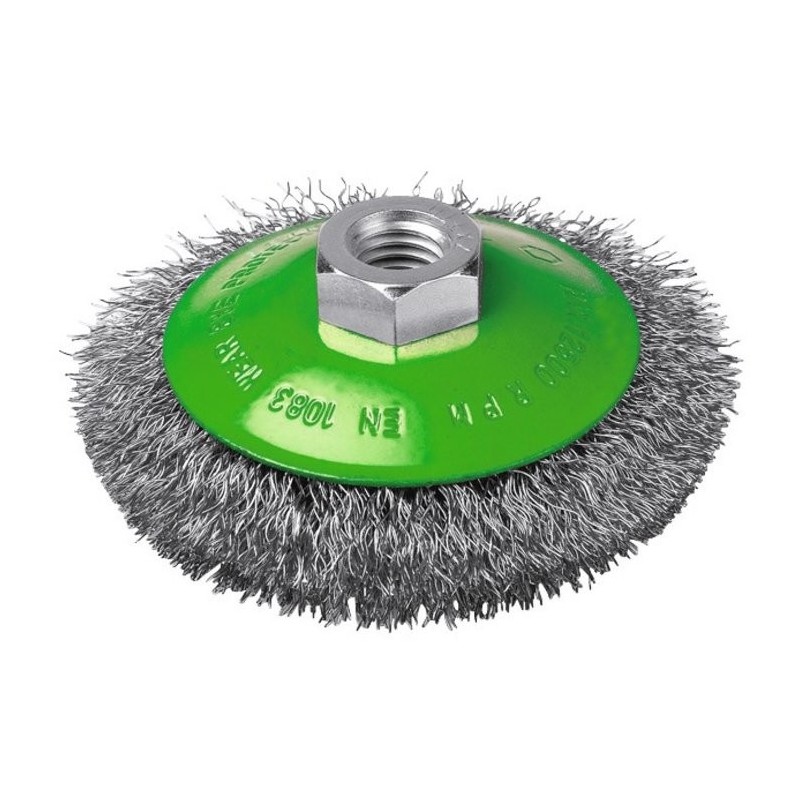 Brosse cuvette - SCID - Fils inox ondulés - Diamètre 90 mm