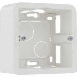 Cadre blanc sans support Legrand - Mosaïc - 2 modules - Profondeur 40 mm
