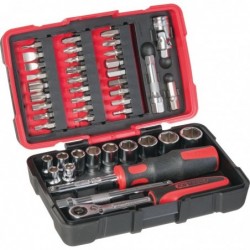 Clé à douille - M 1/4" - Coffret de 44 pièces - KS Tools