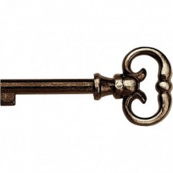 Clé décorative anglaise zamak - Cadap