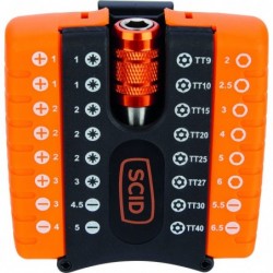 Coffret d'embouts de vissage - SCID - 33 pièces