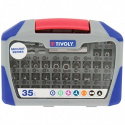 Coffret embouts de vissage Securit series Tivoly - 35 pièces