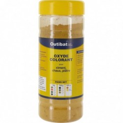 Colorant ciment synthétique Outibat - Jaune - 500 g