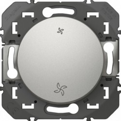 Commande de ventilation mécanique composable Dooxie Legrand - Aluminium