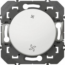 Commande de ventilation mécanique VMC composable Dooxie Legrand - Blanc