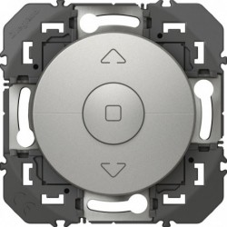 Commande de volets roulants composable Dooxie Legrand - Aluminium