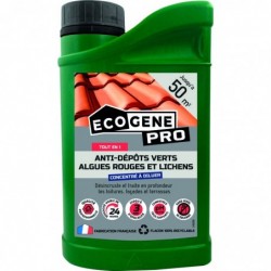 Concentré anti-dépôts verts algues et lichens - ECOGENE PRO
