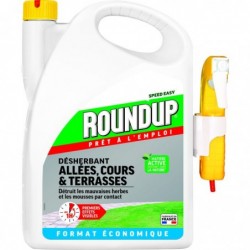 Désherbant allées de terrasses pulvérisateur - 5L - Roundup - Fertiligène