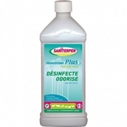Désinfectant Plus Fraîcheur Verte - Saniterpen - Bidon 1l